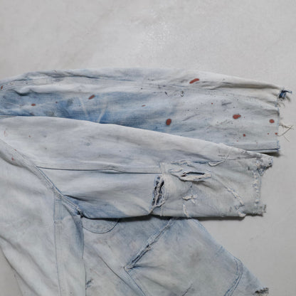 PAYDAY DENIM COVERALL (AMAZING SUN FADE & AMAZING DAMAGE)