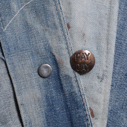 PAYDAY DENIM COVERALL (AMAZING SUN FADE & AMAZING DAMAGE)