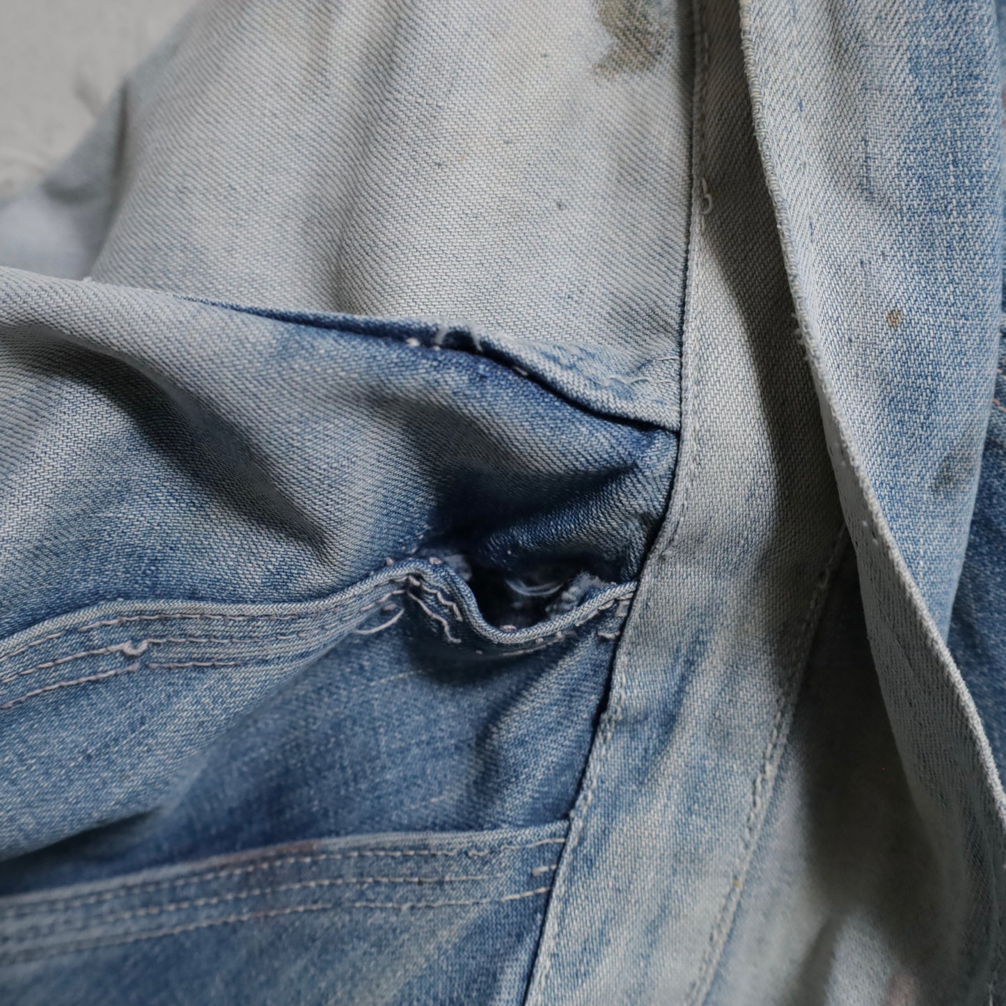 PAYDAY DENIM COVERALL (AMAZING SUN FADE & AMAZING DAMAGE)