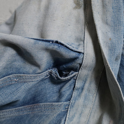 PAYDAY DENIM COVERALL (AMAZING SUN FADE & AMAZING DAMAGE)