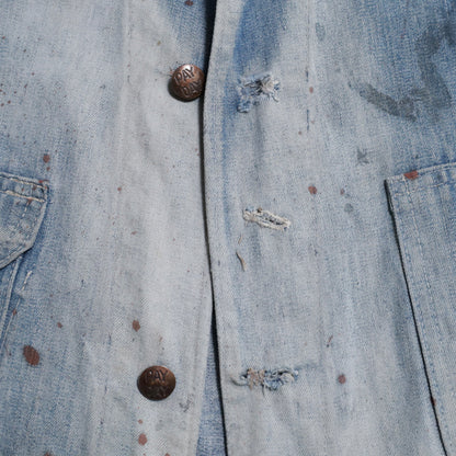 PAYDAY DENIM COVERALL (AMAZING SUN FADE & AMAZING DAMAGE)