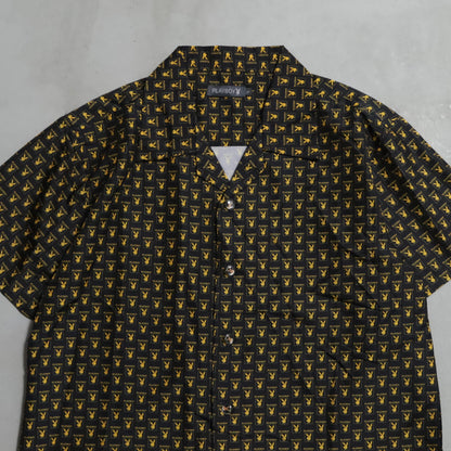 ALMOST DEAD STOCK PLAYBOY ALL-OVER PATTERN S/S SHIRT (LARGE)