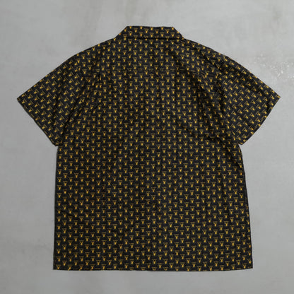 ALMOST DEAD STOCK PLAYBOY ALL-OVER PATTERN S/S SHIRT (LARGE)