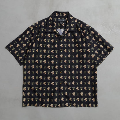PLAYBOY ALL-OVER PATTERN S/S SHIRT (LARGE/MINT CONDITION)
