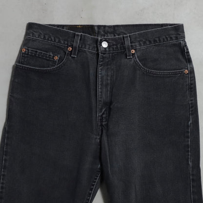 LEVI'S 505 BLACK DENIM PANTS (W33L32/GOOD CONDITION)