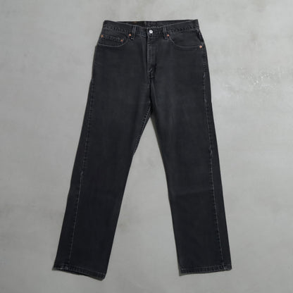 LEVI'S 505 BLACK DENIM PANTS (W33L32/GOOD CONDITION)