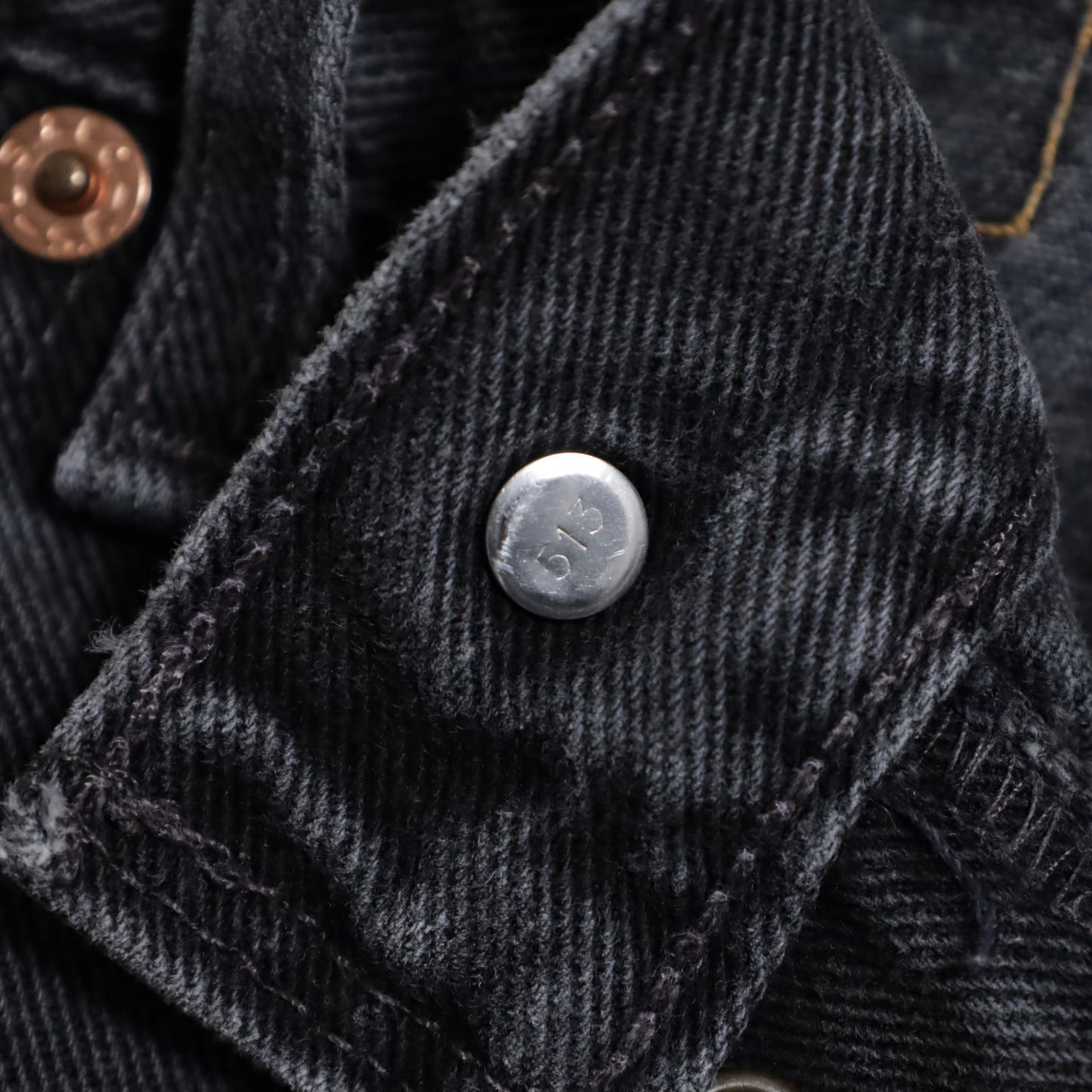 LEVI'S 505 BLACK DENIM PANTS (W33L32/GOOD CONDITION)