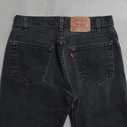 LEVI'S 505 BLACK DENIM PANTS (W33L32/GOOD CONDITION)