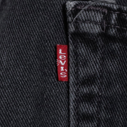 LEVI'S 505 BLACK DENIM PANTS (W33L32/GOOD CONDITION)