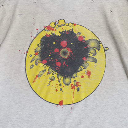GUN SHOT SMILE FACE T-SHIRT (XLARGE/GOOD DAMAGE)