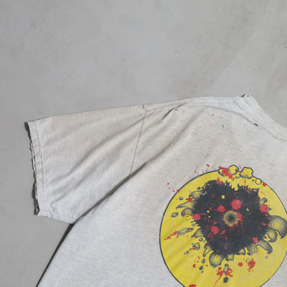 GUN SHOT SMILE FACE T-SHIRT (XLARGE/GOOD DAMAGE)