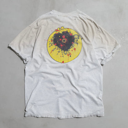 GUN SHOT SMILE FACE T-SHIRT (XLARGE/GOOD DAMAGE)