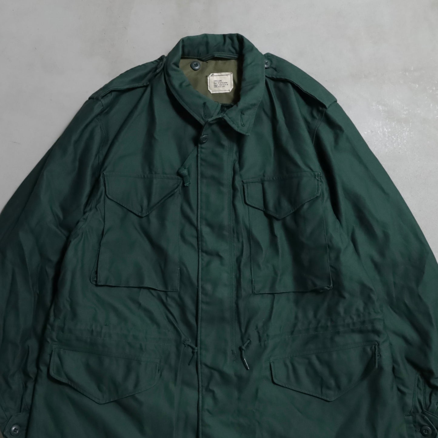 DEAD STOCK U.S.ARMY AGGRESSOR M-51 TYPE FIELD JACKET (LARGE-LONG)