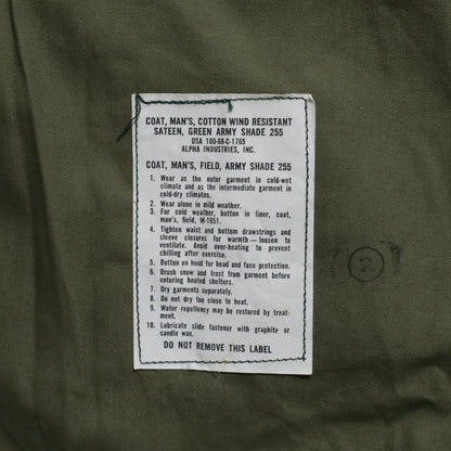 DEAD STOCK U.S.ARMY AGGRESSOR M-51 TYPE FIELD JACKET (LARGE-LONG)