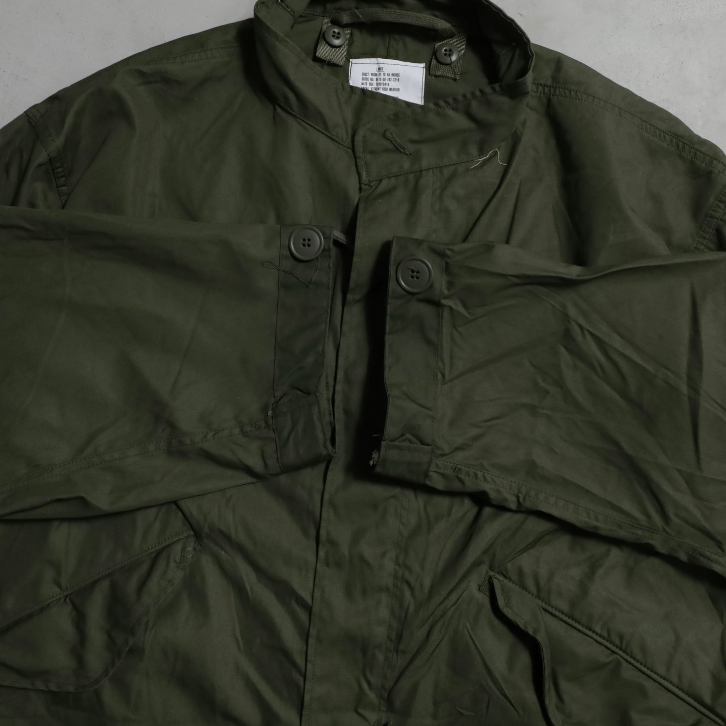 DEAD STOCK U.S.ARMY M-65 FIELD PARKA (LARGE)