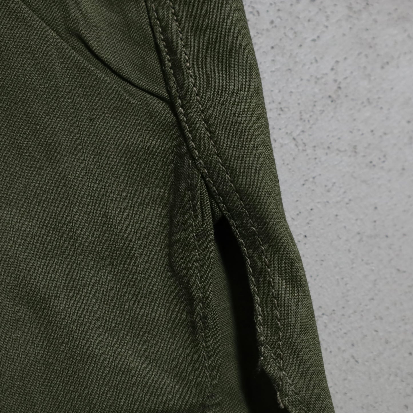 DEAD STOCK U.S.NAVY COTTON POPLIN UTILITY SHIRT (SIZE 15)