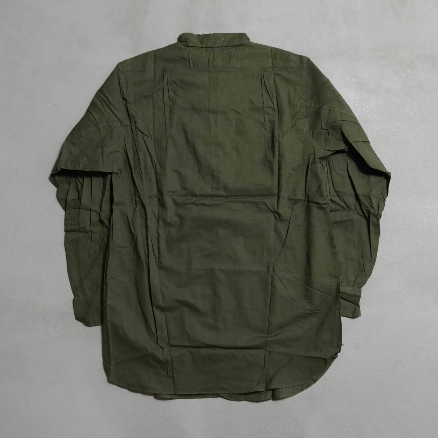DEAD STOCK U.S.NAVY COTTON POPLIN UTILITY SHIRT (SIZE 15)
