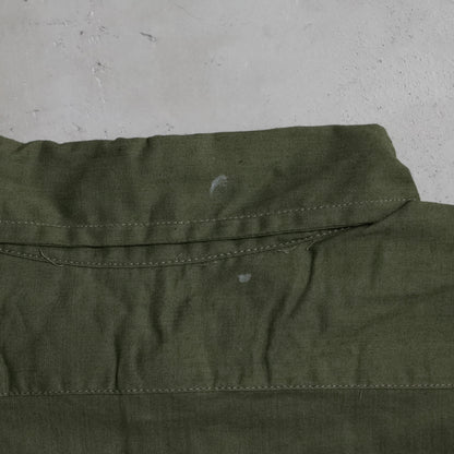 DEAD STOCK U.S.NAVY COTTON POPLIN UTILITY SHIRT (SIZE 15)