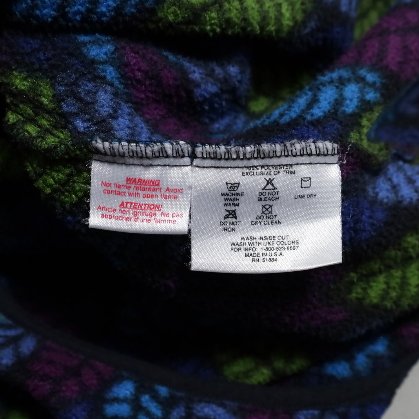 PATAGONIA LEAF PATTERN SNAP-T FLEECE JACKET (XLARGE/GOOD CONDITION)