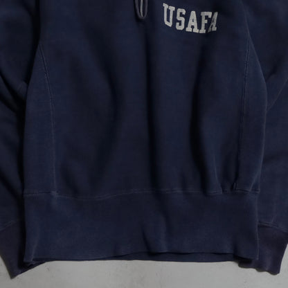 CHAMPION USAFA HALF ZIP REVERSE WEAVE SWEAT SHIRT (TATAKI TAG/MIDIUM/GOOD USED CONDITION)