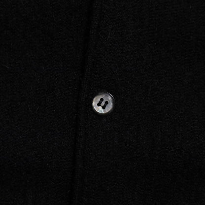 ROBERT BRUCE BLACK ALPACA CARDIGAN (LARGE/GOOD CONDITION)