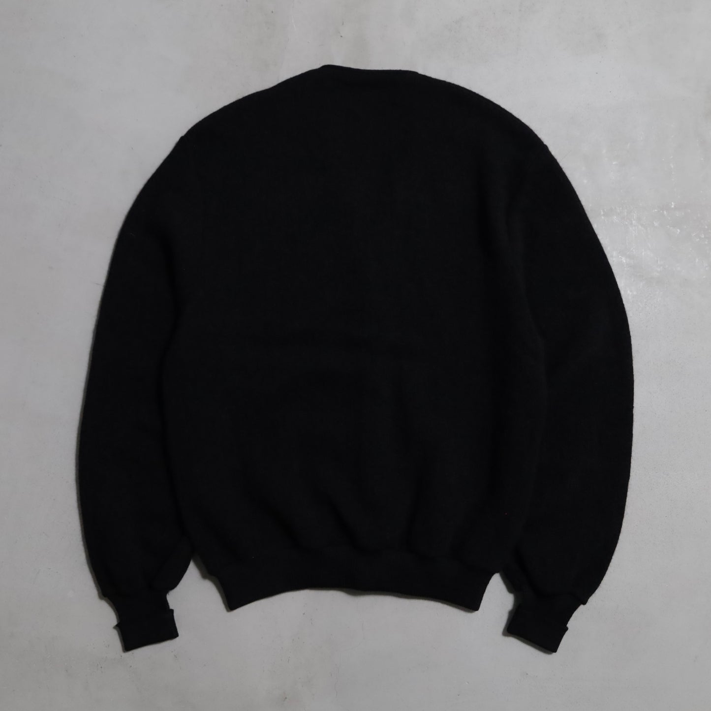 ROBERT BRUCE BLACK ALPACA CARDIGAN (LARGE/GOOD CONDITION)