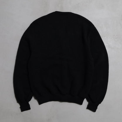 ROBERT BRUCE BLACK ALPACA CARDIGAN (LARGE/GOOD CONDITION)