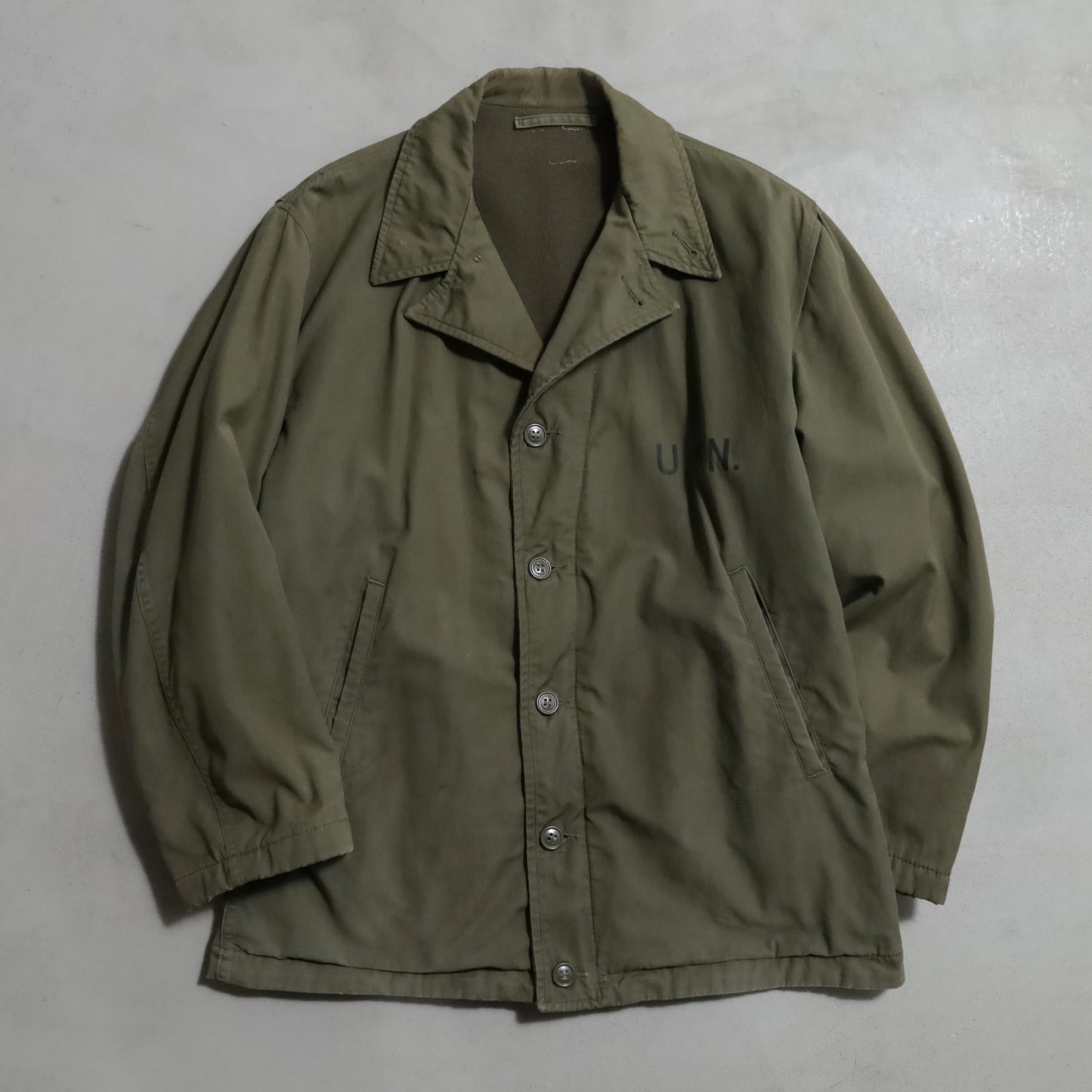 U.S.NAVY N-4 JACKET (BIG SIZE/GOOD CONDITION)
