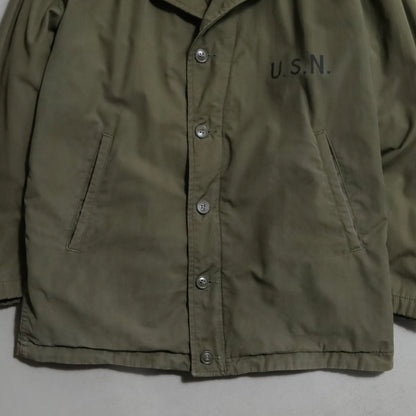 U.S.NAVY N-4 JACKET (BIG SIZE/GOOD CONDITION)
