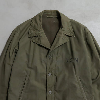 U.S.NAVY N-4 JACKET (BIG SIZE/GOOD CONDITION)