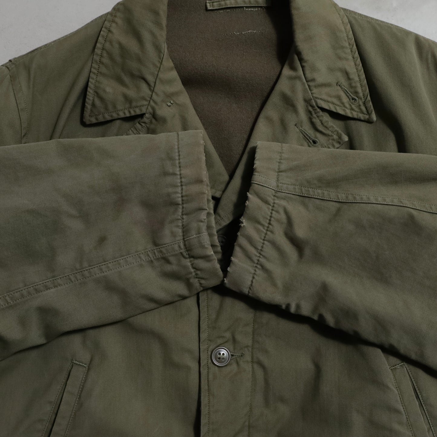 U.S.NAVY N-4 JACKET (BIG SIZE/GOOD CONDITION)