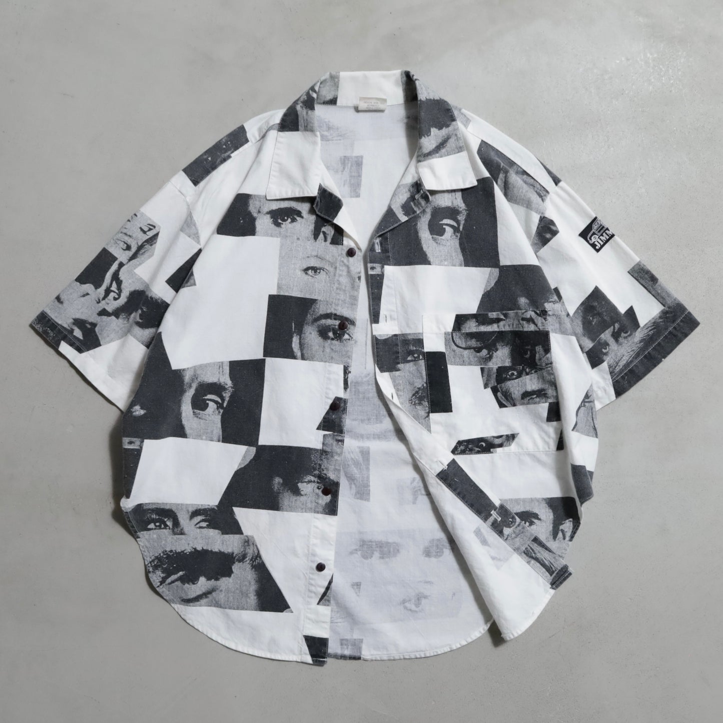 JIMMY'S ZOOM EYE COTTON S/S SHIRT (SMALL/GOOD CONDITION)