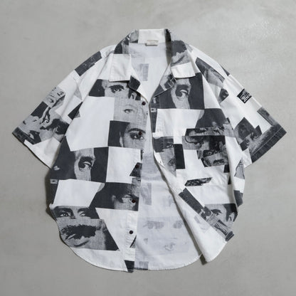 JIMMY'S ZOOM EYE COTTON S/S SHIRT (SMALL/GOOD CONDITION)
