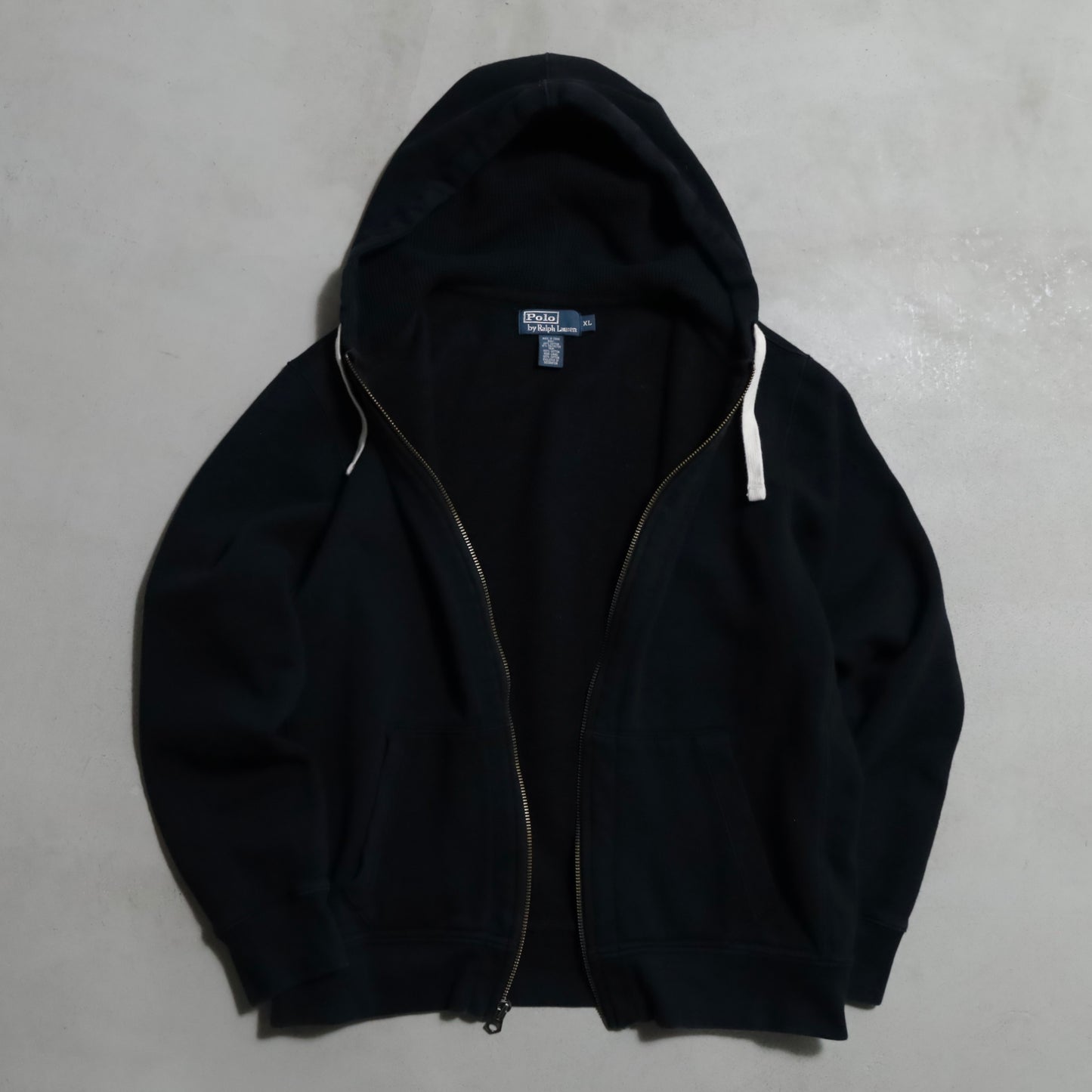 POLO BY RALPH LAUREN R/W TYPE F/Z SWEAT HOODIE (XLARGE/VERY GOOD CONDITION)