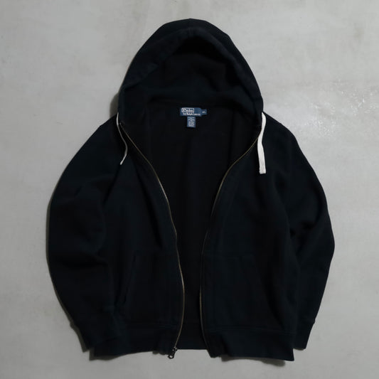 POLO BY RALPH LAUREN R/W TYPE F/Z SWEAT HOODIE (XLARGE/VERY GOOD CONDITION)