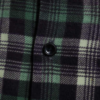 BIG MAC PLAID PRINT FLANNEL SHIRT (LARGE/GOOD CONDITION)