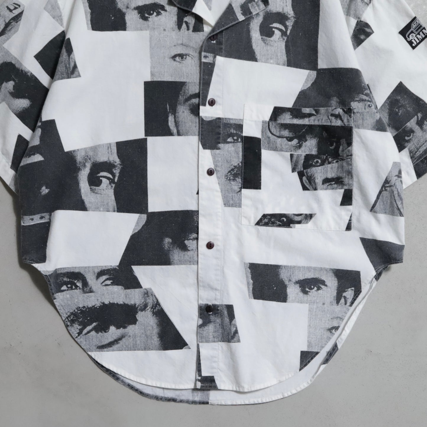 JIMMY'S ZOOM EYE COTTON S/S SHIRT (SMALL/GOOD CONDITION)
