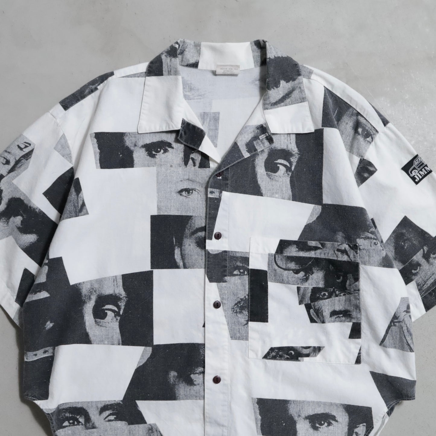 JIMMY'S ZOOM EYE COTTON S/S SHIRT (SMALL/GOOD CONDITION)