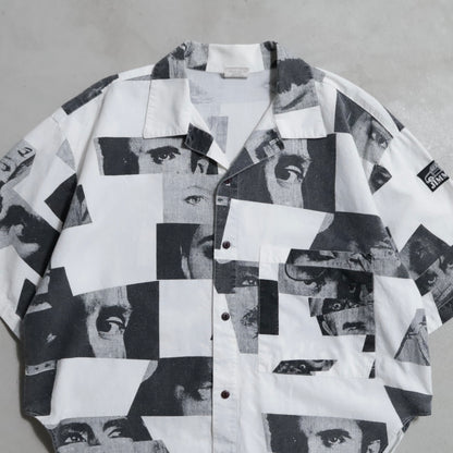 JIMMY'S ZOOM EYE COTTON S/S SHIRT (SMALL/GOOD CONDITION)