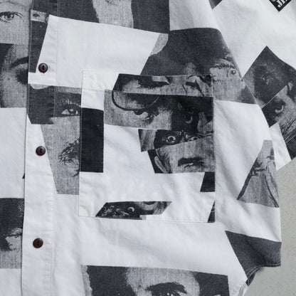 JIMMY'S ZOOM EYE COTTON S/S SHIRT (SMALL/GOOD CONDITION)