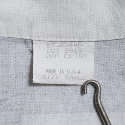 JIMMY'S ZOOM EYE COTTON S/S SHIRT (SMALL/GOOD CONDITION)