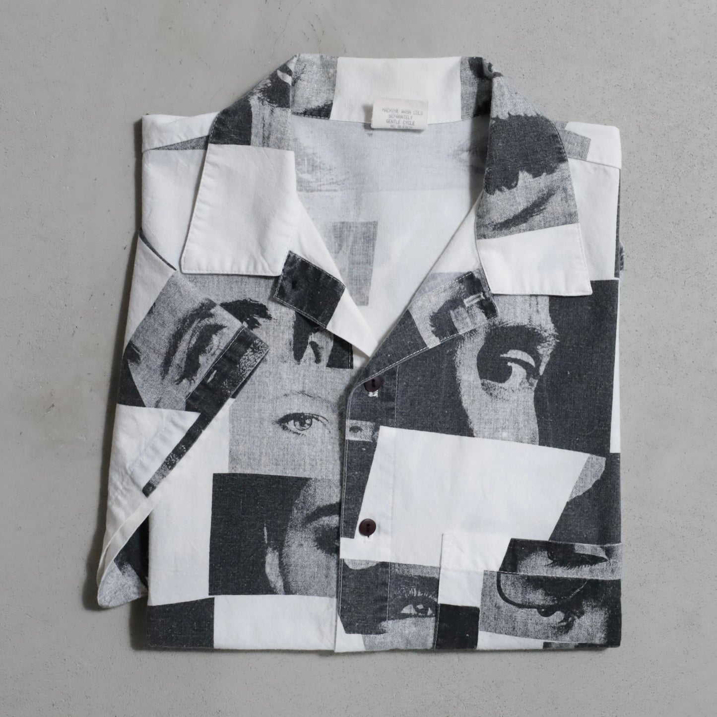 JIMMY'S ZOOM EYE COTTON S/S SHIRT (SMALL/GOOD CONDITION)