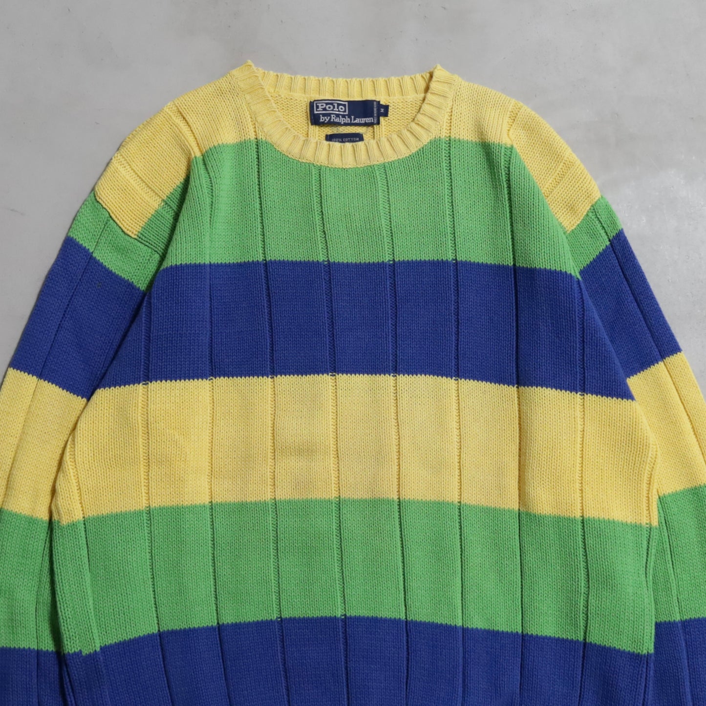 POLO BY RALPH LAUREN COTTON SWEATER (MEDIUM/GOOD CONDITION)