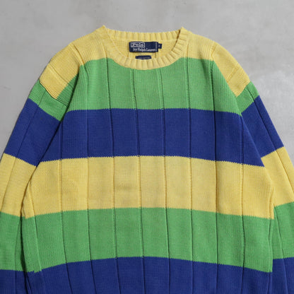 POLO BY RALPH LAUREN COTTON SWEATER (MEDIUM/GOOD CONDITION)