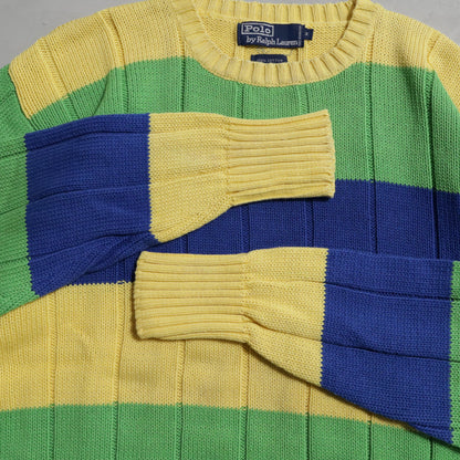 POLO BY RALPH LAUREN COTTON SWEATER (MEDIUM/GOOD CONDITION)