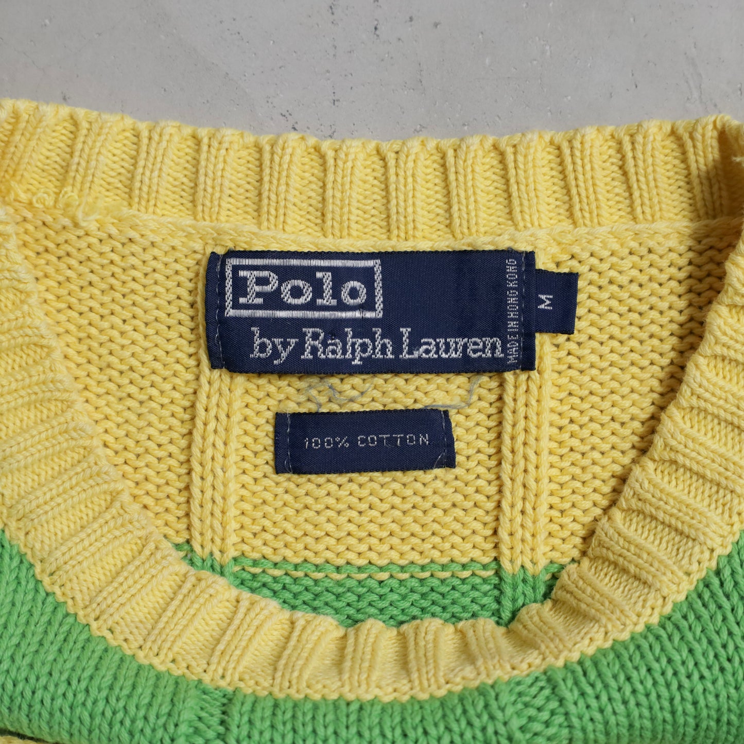 POLO BY RALPH LAUREN COTTON SWEATER (MEDIUM/GOOD CONDITION)