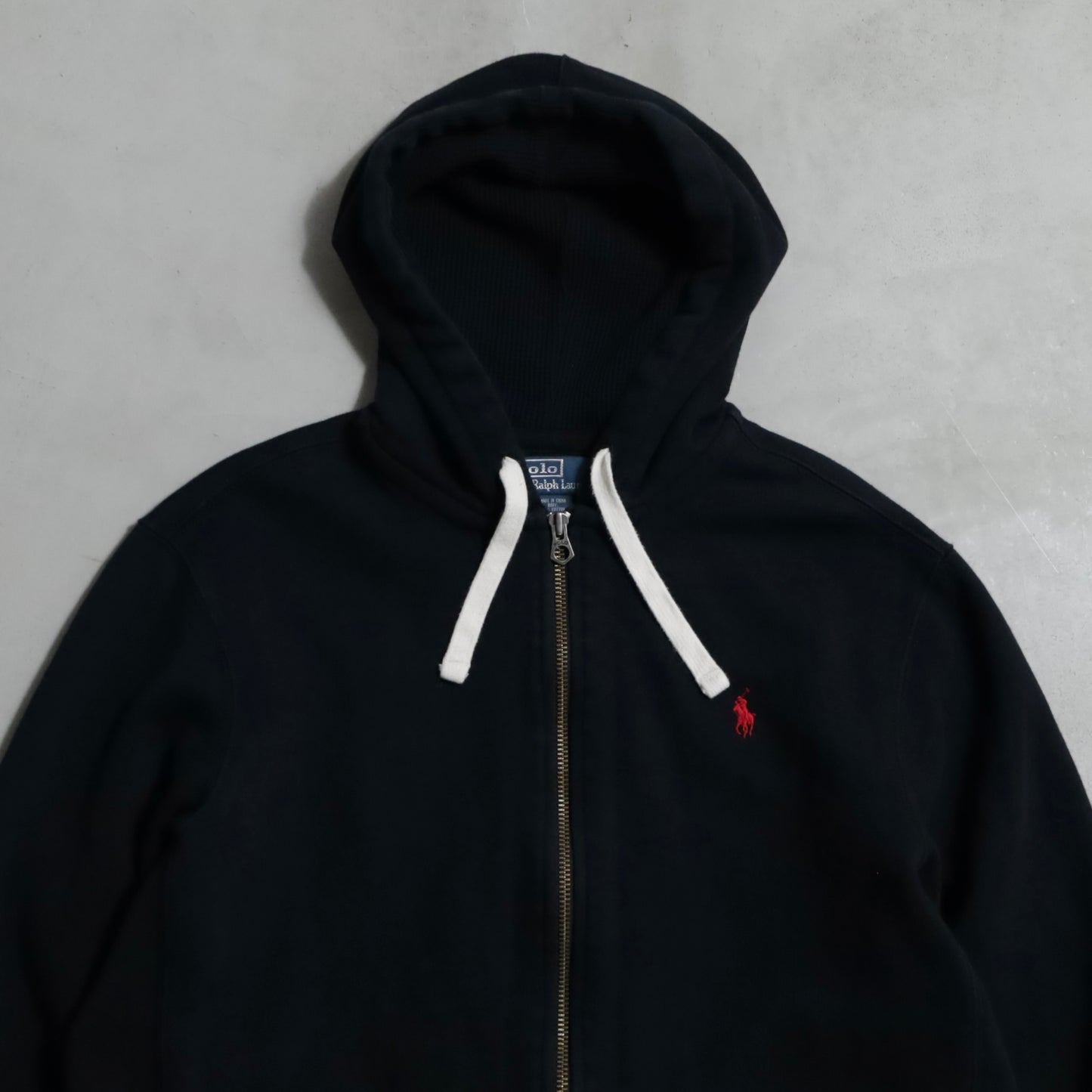 POLO BY RALPH LAUREN R/W TYPE F/Z SWEAT HOODIE (XLARGE/VERY GOOD CONDITION)