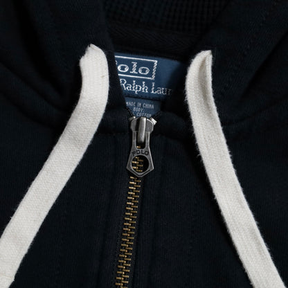 POLO BY RALPH LAUREN R/W TYPE F/Z SWEAT HOODIE (XLARGE/VERY GOOD CONDITION)