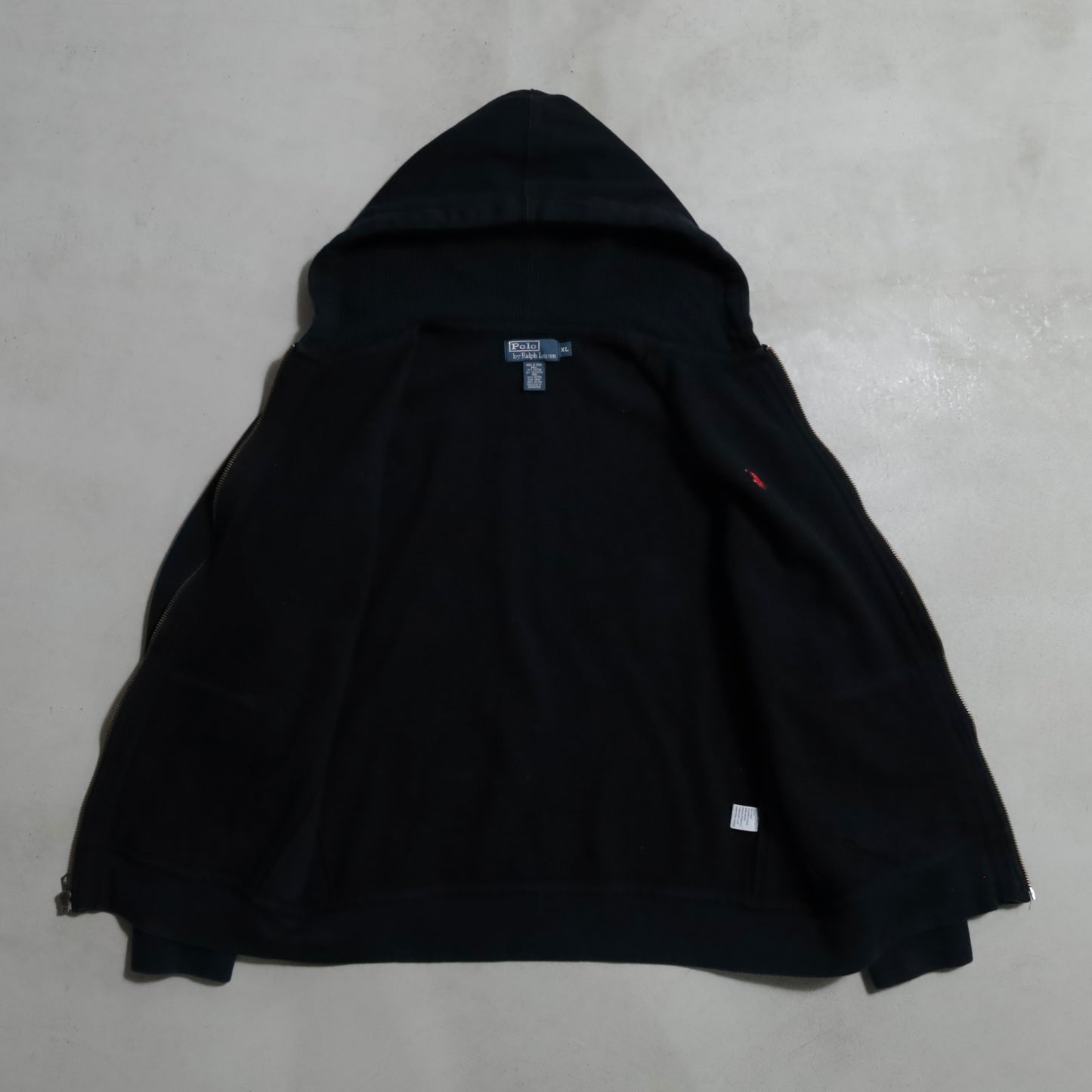 POLO BY RALPH LAUREN R/W TYPE F/Z SWEAT HOODIE (XLARGE/VERY GOOD CONDITION)