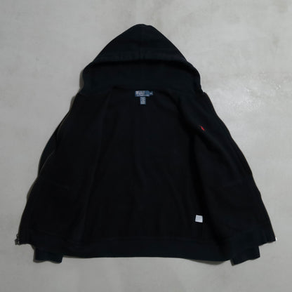POLO BY RALPH LAUREN R/W TYPE F/Z SWEAT HOODIE (XLARGE/VERY GOOD CONDITION)